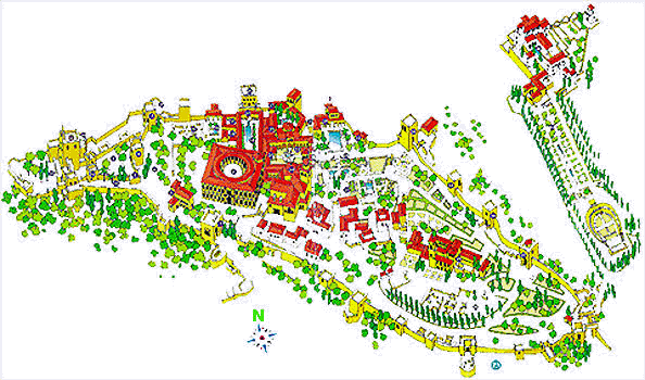 Map of Alhambra